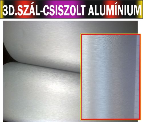 3D aluminium szál-csiszolt